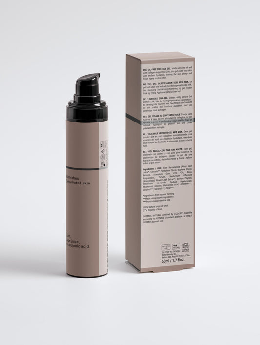 Oil-Free Zinc Face Gel for Men