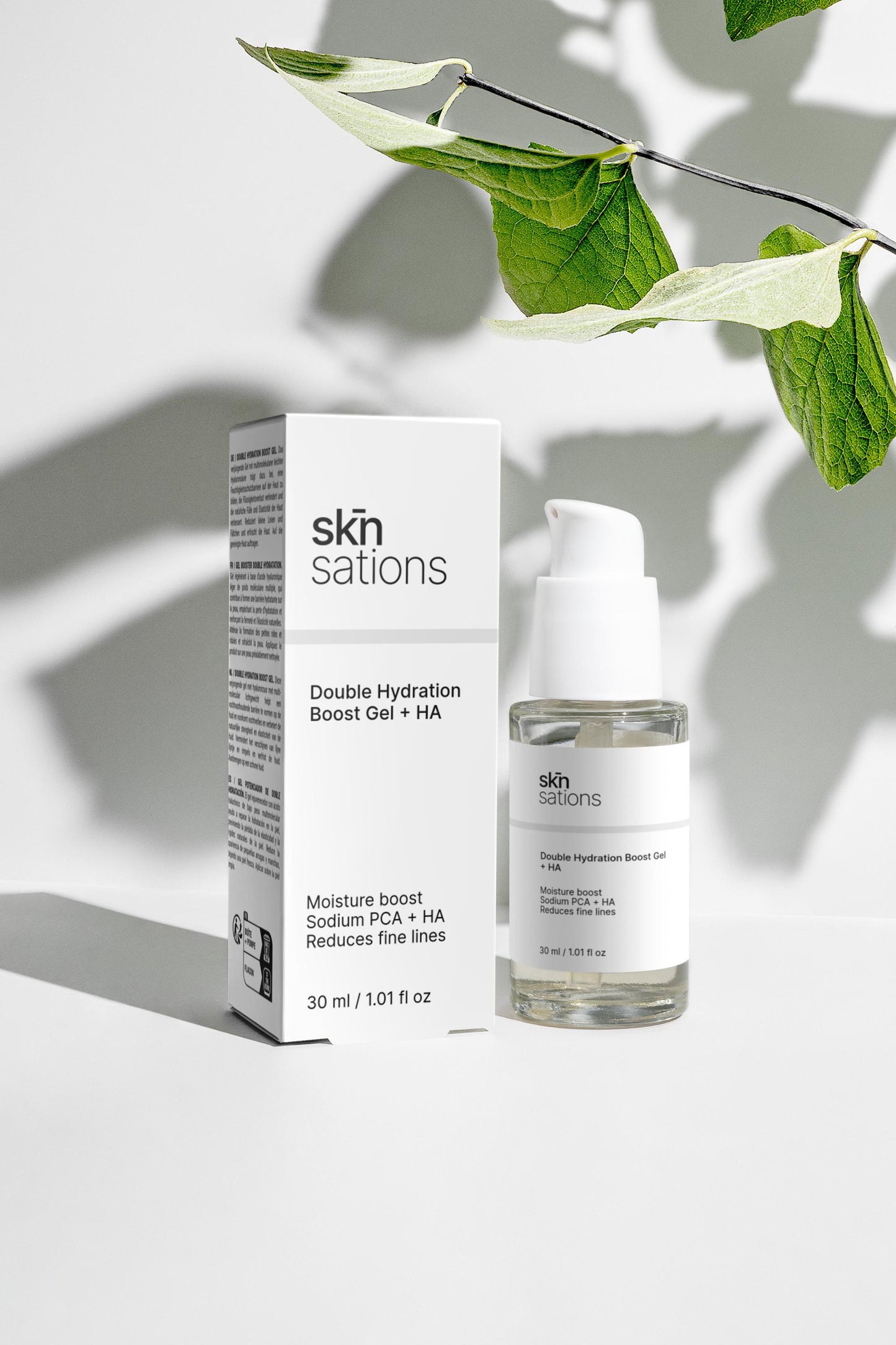 Doppelt feuchtigkeitsspendendes Gel + Hyaluronsäure