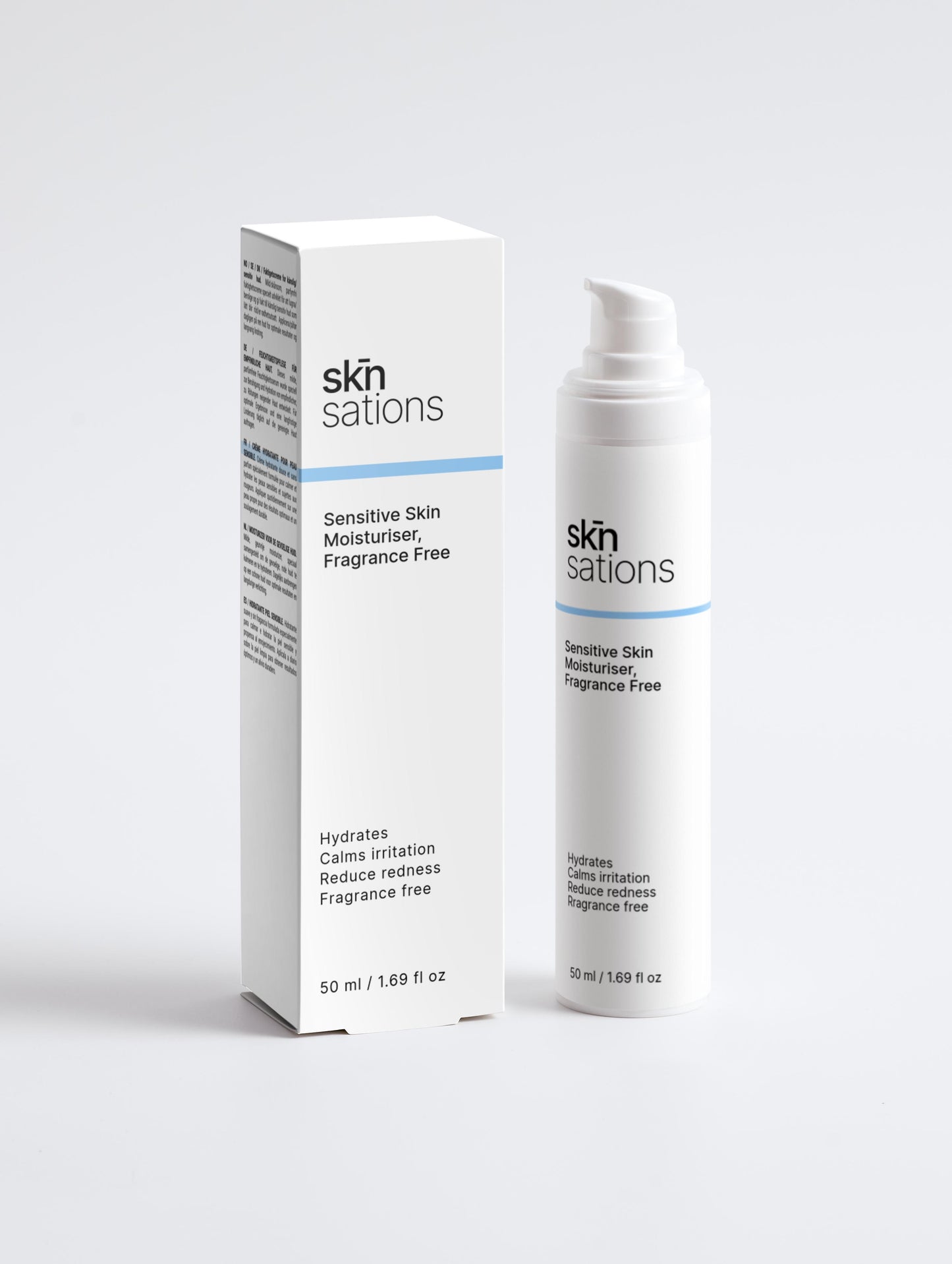 Sensitive Skin Moisturiser, Fragrance Free